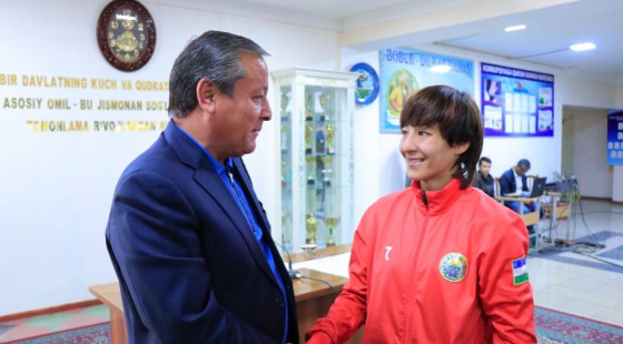 СПОРТЧИ АЗИЗА ЁҚУБОВА МУНОСИБ ТАҚДИРЛАНДИ