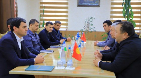 Қирғизистоннинг Қадамжой тумани ҳокими бошчилигидаги делегация Фарғона туманида бўлди